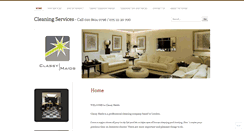 Desktop Screenshot of classymaids.net